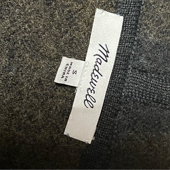 Madewell Buffalo Check Sweater Coat, small, 100% merino wool - Picture 11 of 11